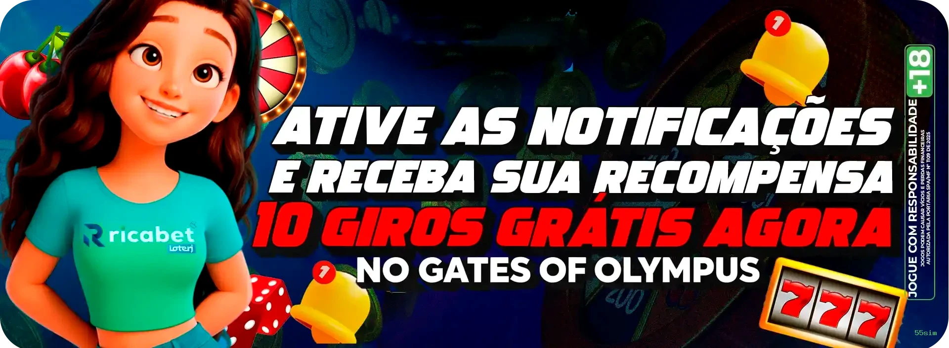 Controles de paJogonto e BRL em 55sim